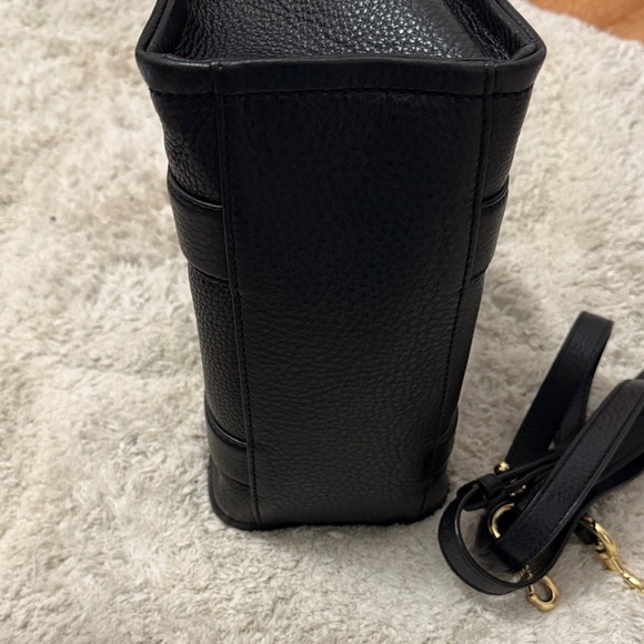 NWOT Marc Jacobs Small Black Leather Tote - Picture 4 of 10